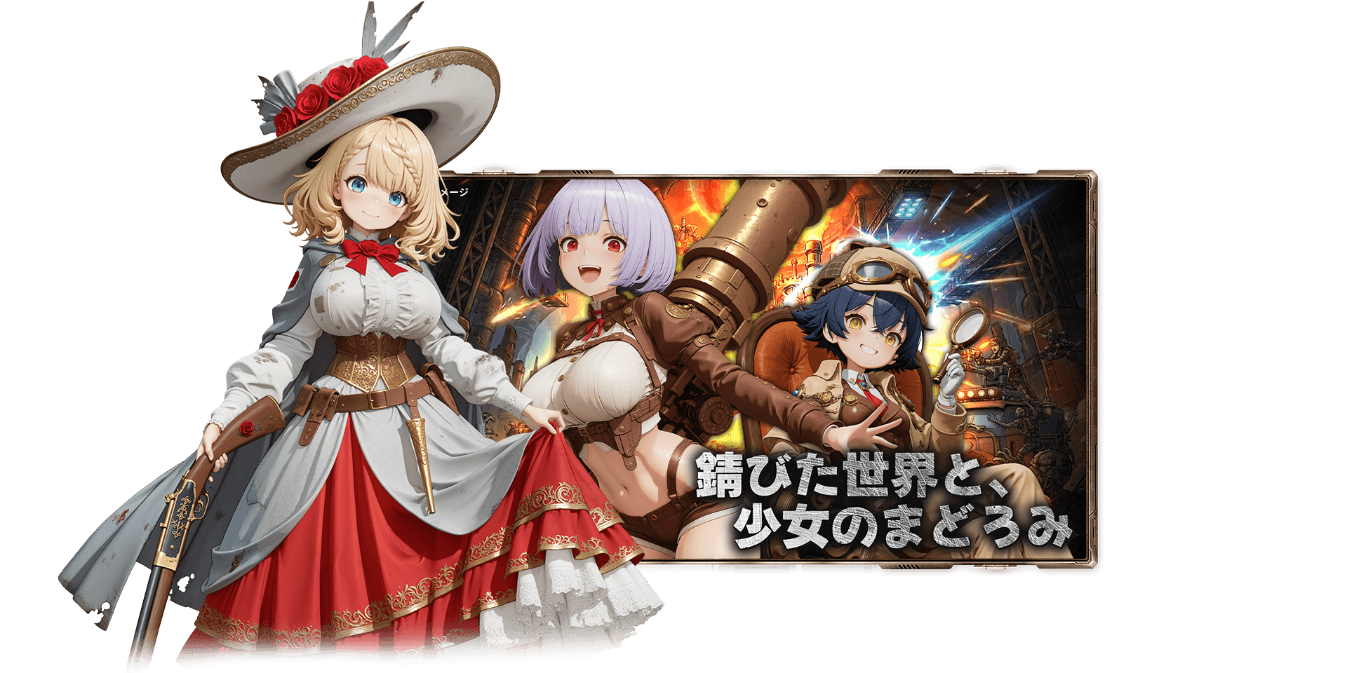 錆びた世界と、少女のまどろみ